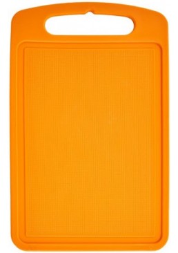 Доска разделочная Алеана пластик светло-оранжевый, 25х15 см